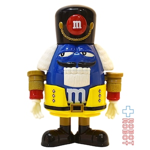 M&M's ディスペンサー ブルー くるみ割り人形 ナッツクラッカー スウィート エムアンドエムズ