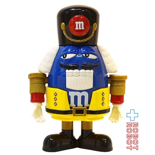 M&M's ディスペンサー ブルー くるみ割り人形 ナッツクラッカー スウィート エムアンドエムズ