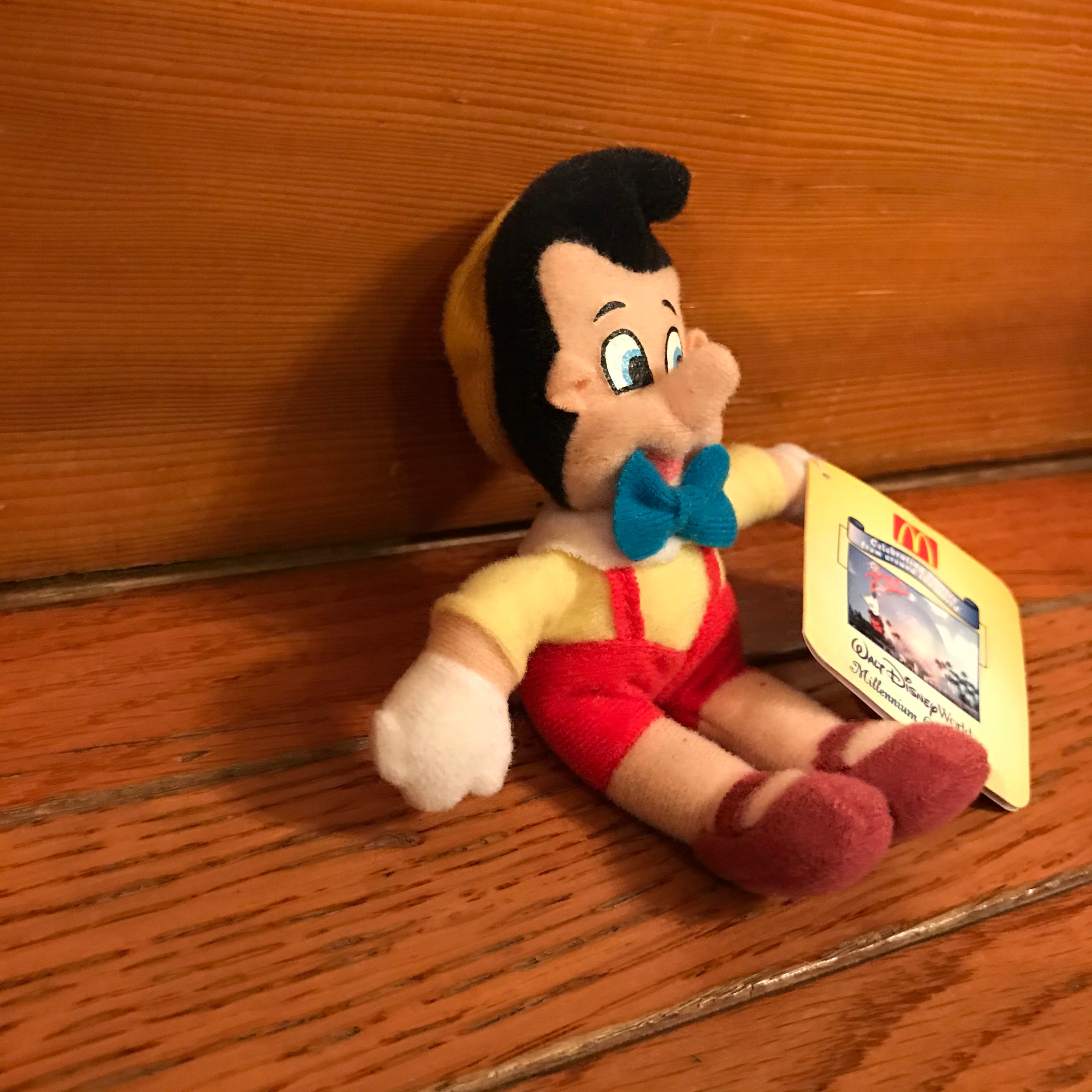 1990年　4個　ディズニー　ピノキオ　ぬいぐるみ　レトロ　ヴィンテージ