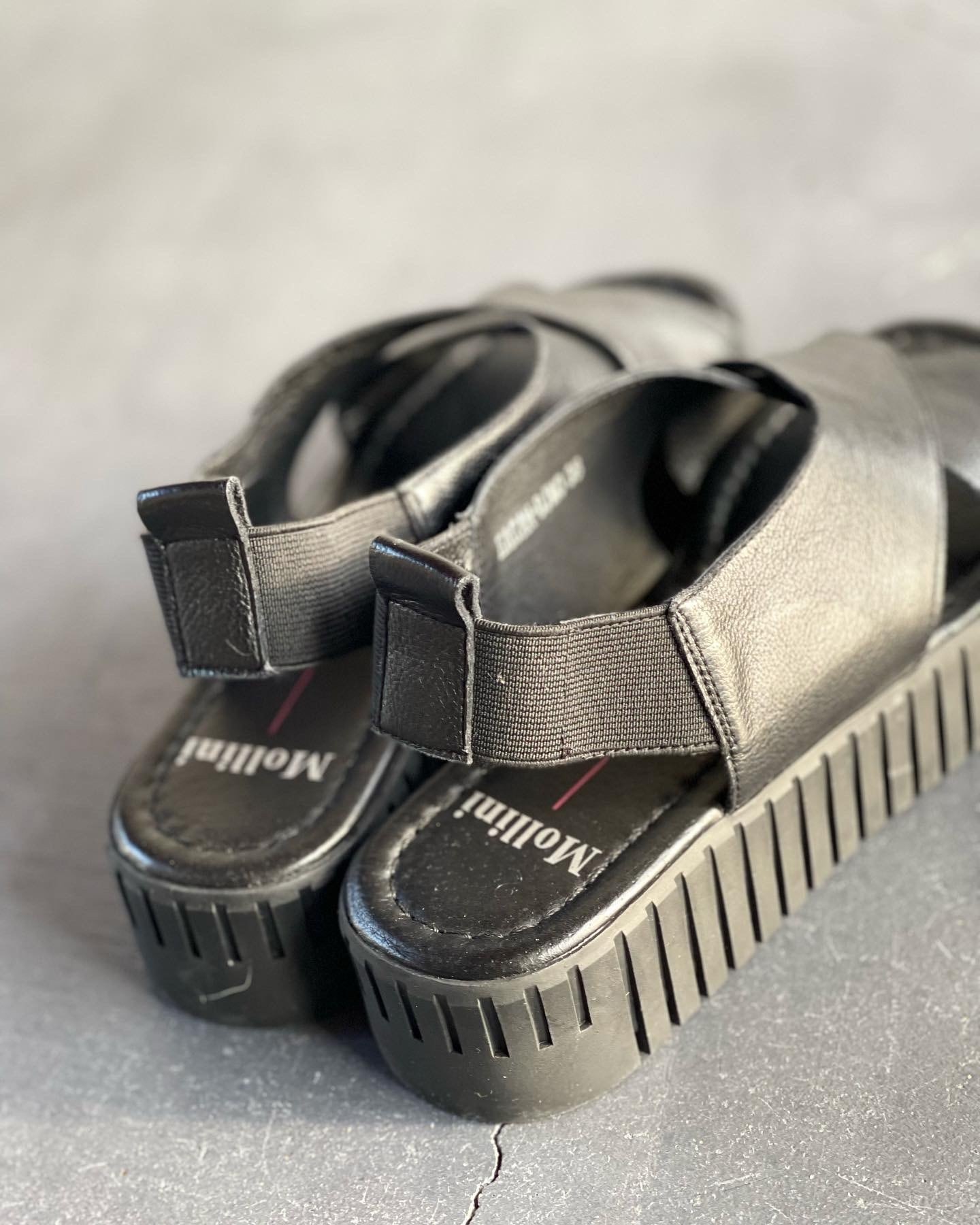 mollini サンダル Mollini Platform leather sandals | mambo ladys