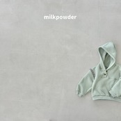 ミルクパウダー / milkpowder / メロナフードT / 韓国子供服 / キッズ / 26winter〖取寄〗*XS~JS*