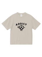 A.D.D.I.C.T Football Club Tee Greige