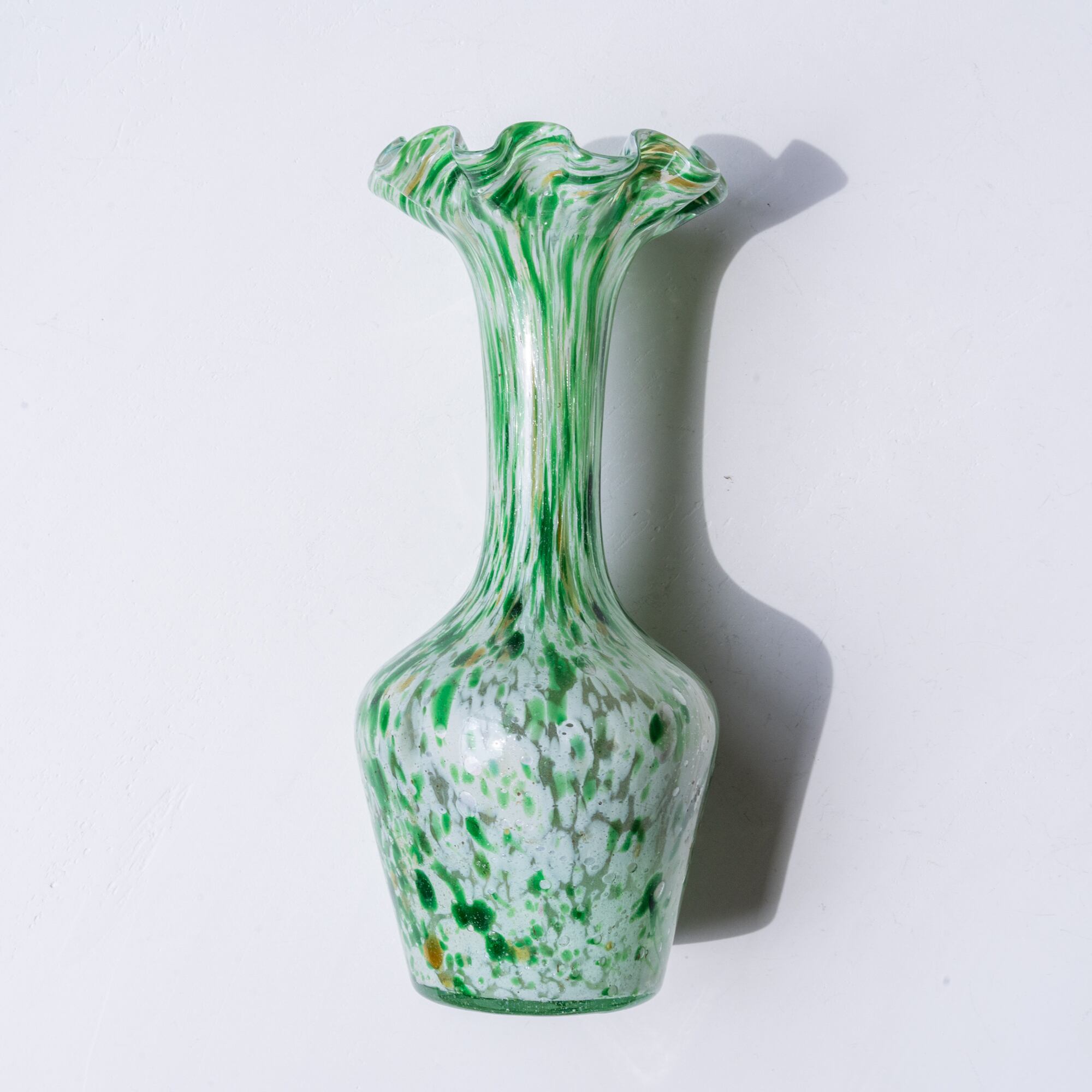 Marble Frill Vase