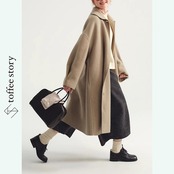 【2color】ほのあかり揺れる、冬のコクーンパンツ《P0328》