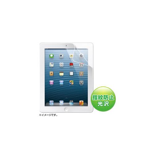 サンワサプライ　iPad第4/3/2世代用ブルーライトカット液晶保護フィルム　LCD-IPAD4BC【6】