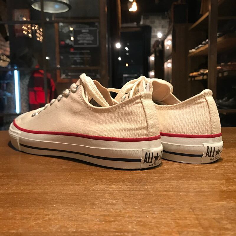 90's CONVERSE ALL STAR LOW コンバース オールスターロー 生成 オフ