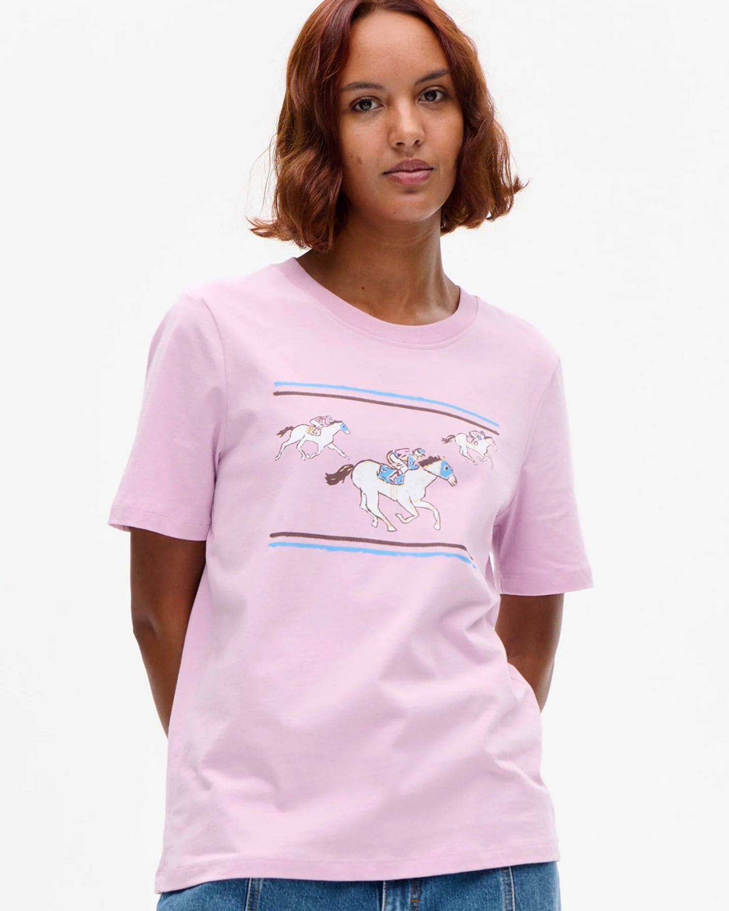 BAUM UND PFERDGARTEN/horse print T-shirts