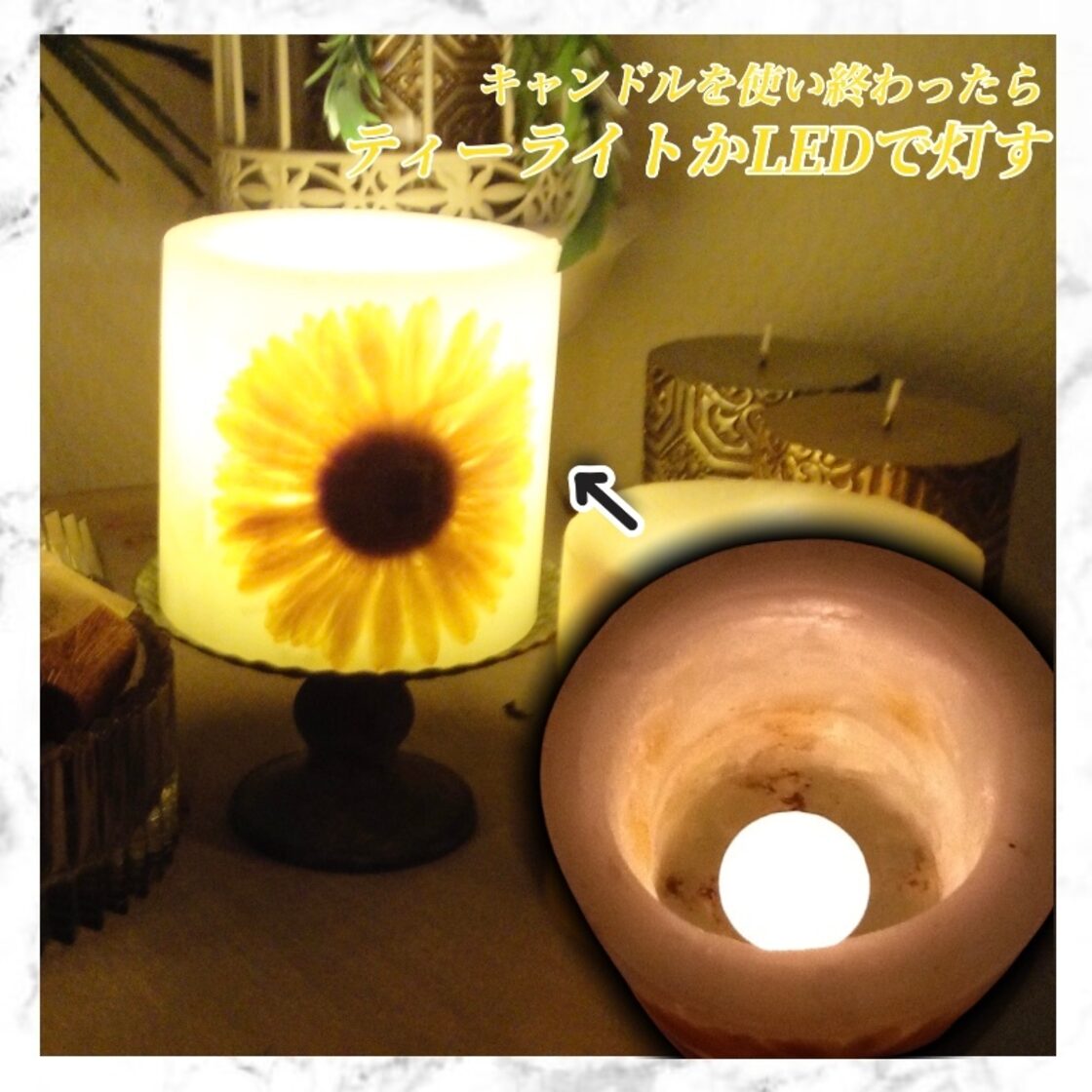スワロフスキー candle キャンドル 3個付 スワロフスキーキャンドル 