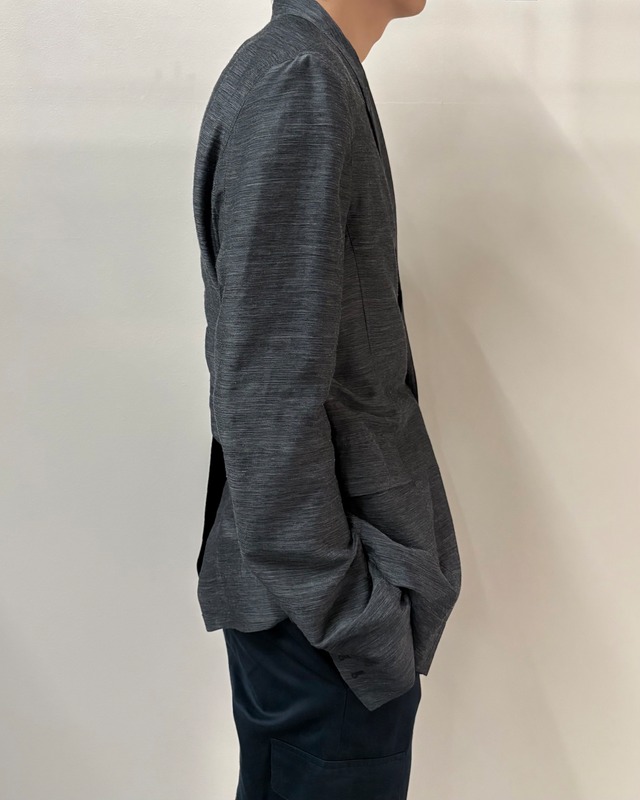 【14/SS Rick Owens】draping single tailored jacket
