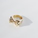 RING || 【通常商品】 PUKKURI RIBBON RING (GOLD) || 1 RING || GOLD || FBA017