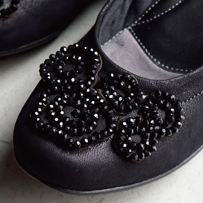 美品♡レザー調パンプス shoel シュール ビーズレザーパンプス 6543CGT | CLAIR-U Official