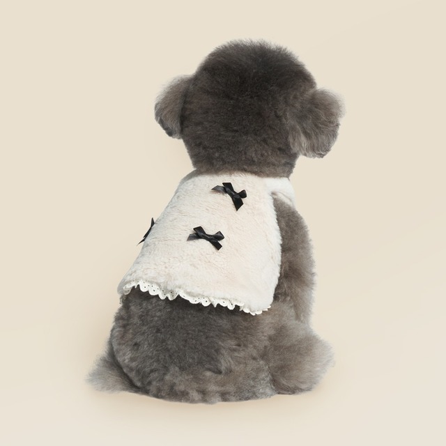【meaningless】RIBBON FUR CROP
