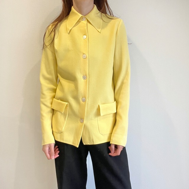 70s LEMON YELLOW SHIRT
