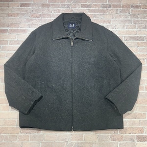 GAP F/Z WOOL JACKET GRAY OLD