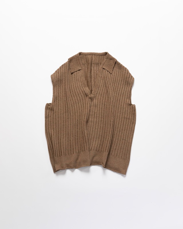 Harinuki knit vest Long