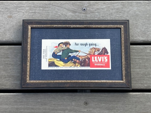 LEVI’S 50s INK BLOTTER FRAMING