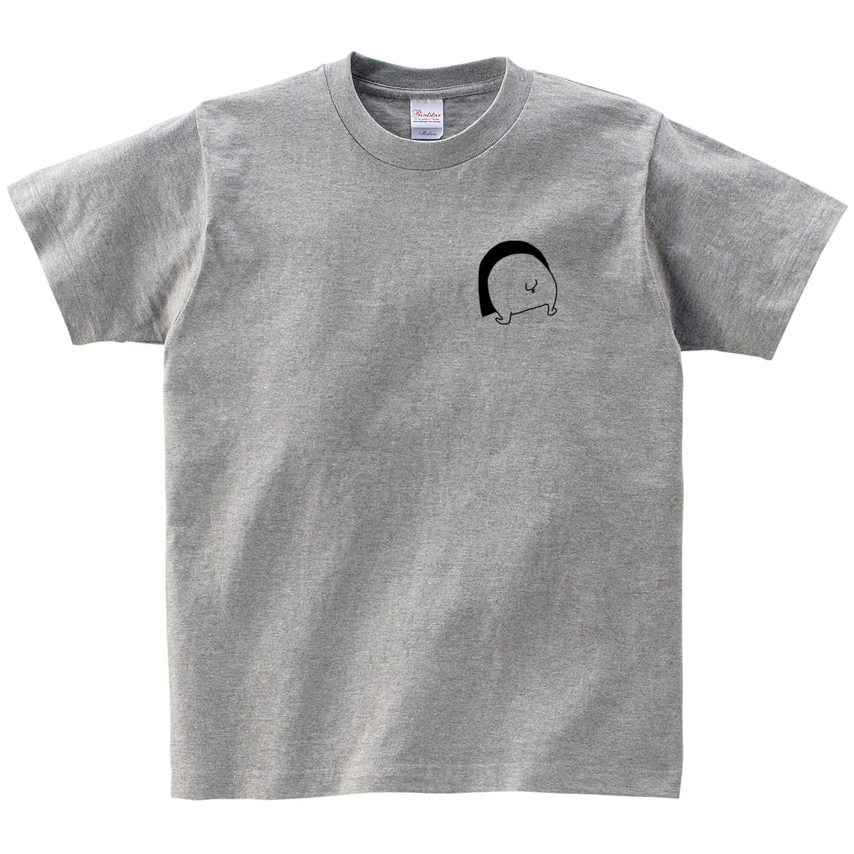 おしり プリプリ フレブル Tシャツ dog68 犬 ブヒ フレンチブルドッグ 服 ゆるい ユニーク イラスト おもしろ Tシャツ