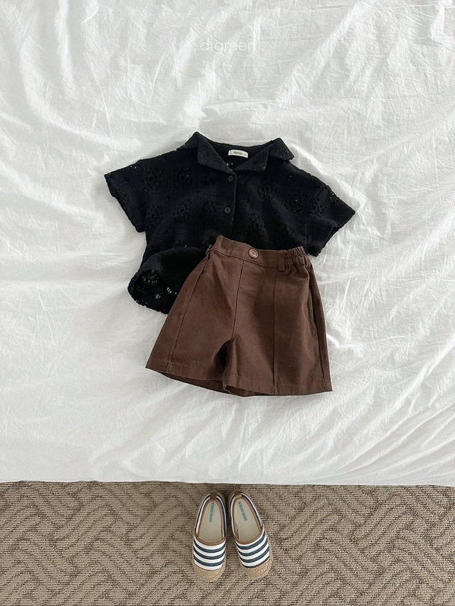 〘予約〙digreen / crochet shirt