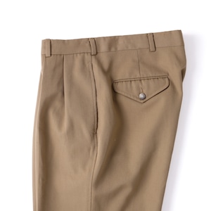 【極美品】80s LAND'S END special vintage wool polyester slacks pants khaki made in USA mint condition /80年代 ヴィンテージ ランズエンド ウール ポリエステル スラックス パンツ 表記W34 実寸W32 カーキ テーラード仕立て アメリカ製