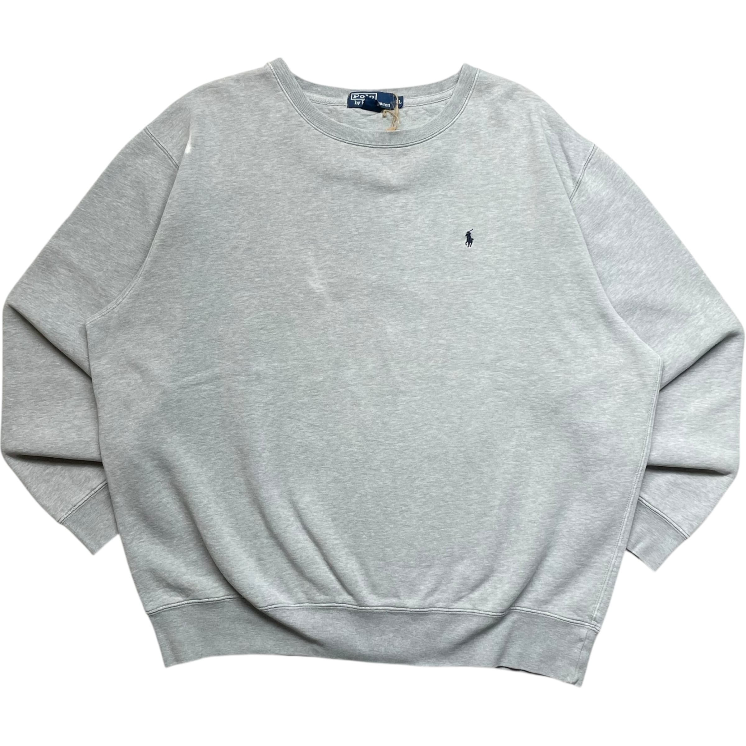 《L》 Polo Ralph Lauren ポロラルフローレン スウェット ワンポイントポニー グレー no.9332