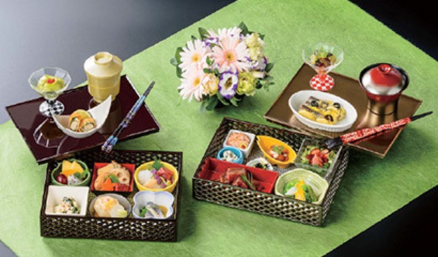 8寸長角京格子松花堂 白木SL/白木　（親）