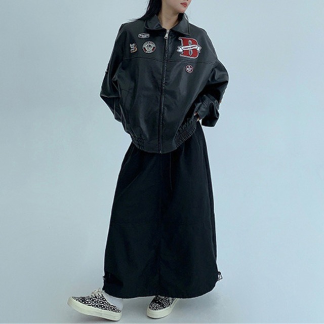 american faux leather jacket　アメリカンフェイクレザージャケット　J1270