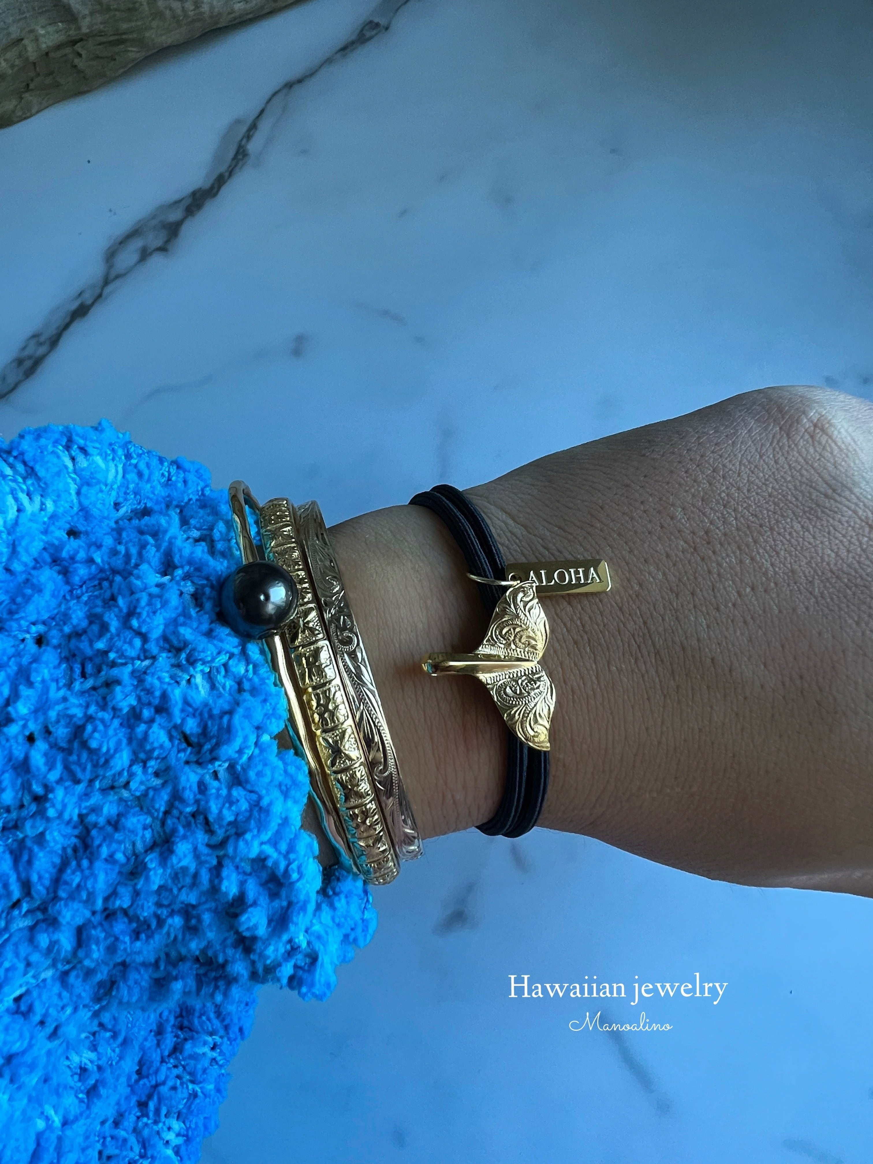 5color】Whale tail hair accessory Hawaiianjewelry(ハワイアン