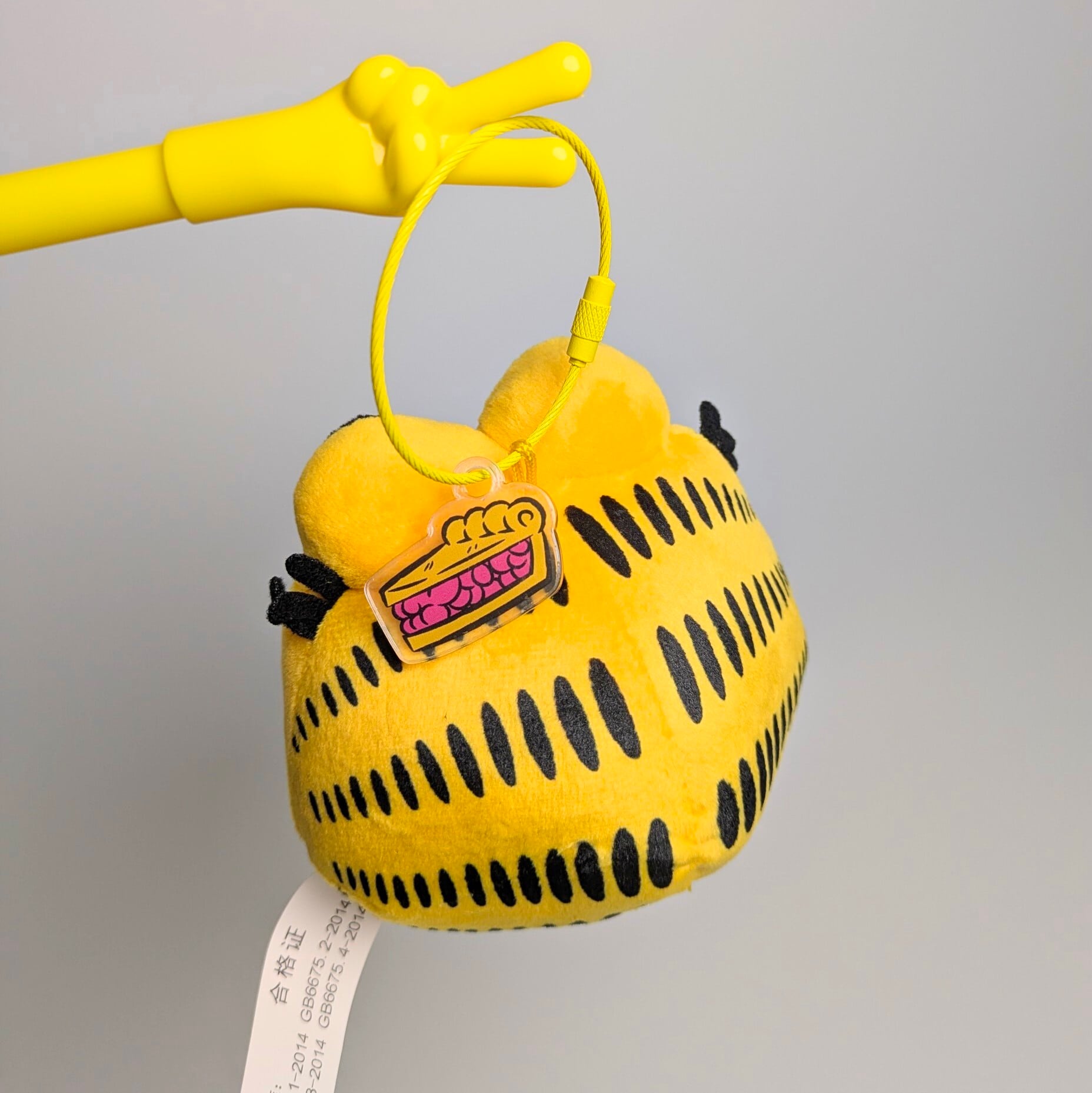 ♧【 Garfield ( ガーフィールド ) 】 HEADぬいぐるみキーホルダー / plush keyholder〚アメリカン雑貨 アメトイ〛