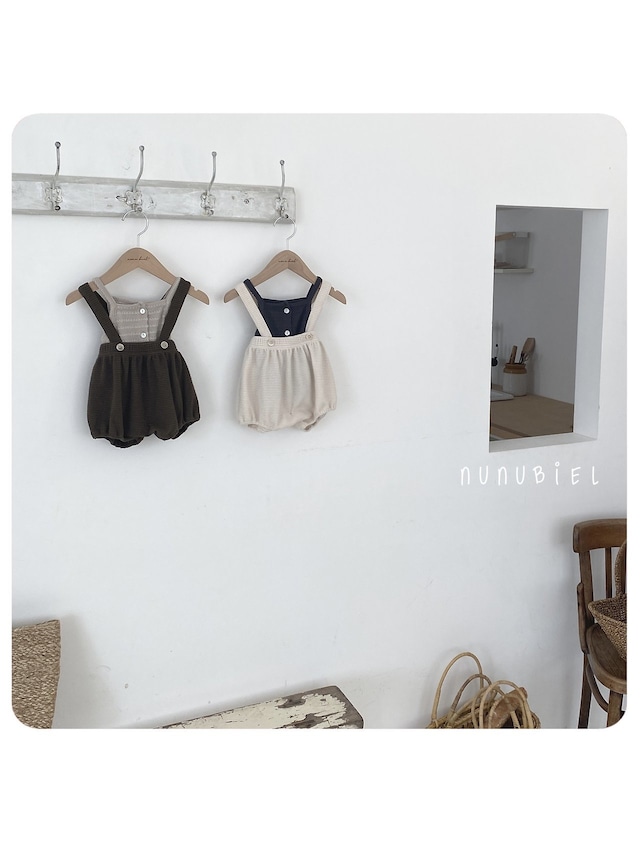 〘予約〙nunubiel / bebe route rompers