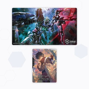 新品未開封 オフィシャルプレイマット＆カードセット -機動戦士ガンダム00- 【エキスパートショップ限定】