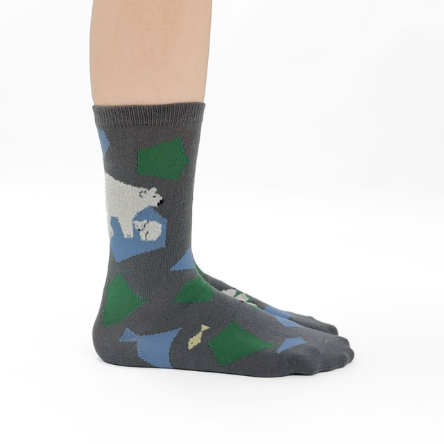 【Miyuki Matsuo】松尾ミユキ  SOCKS POLAR BEAR シロクマ ソックス