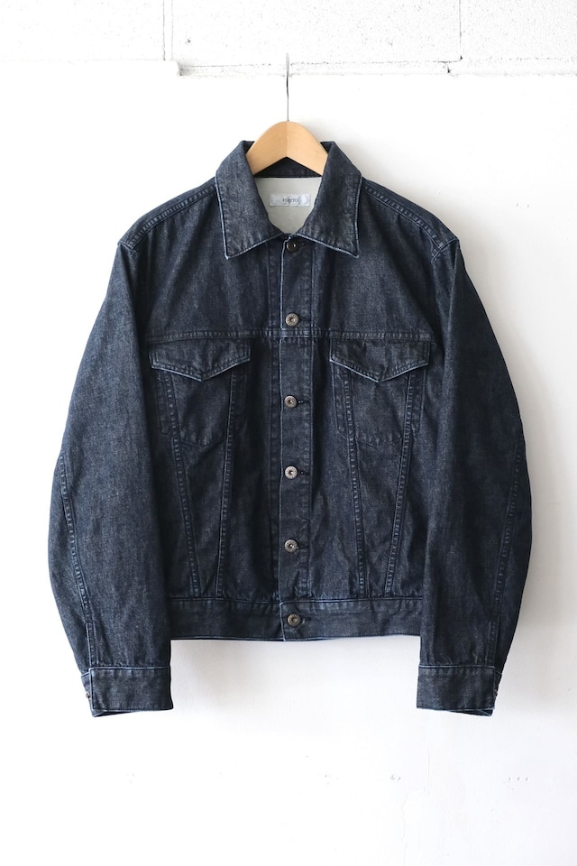 FUJITO Denim Jacket　Indigo Blue,Black