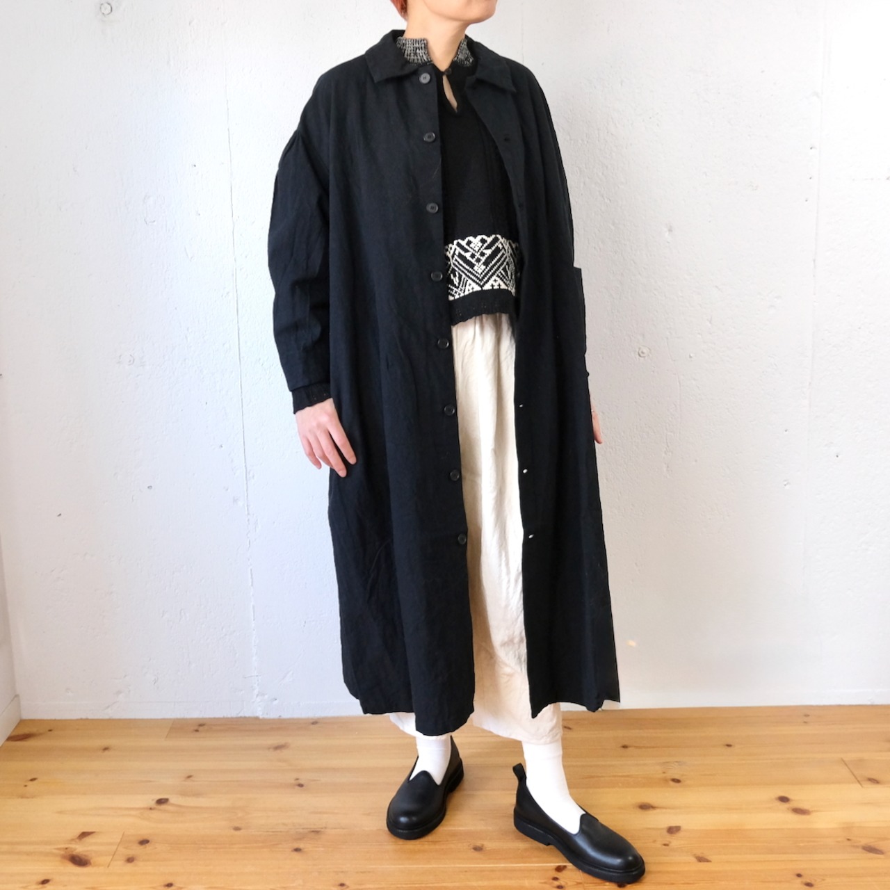 ROBE de PEAU(ローブデポー) PAINTER CANVAS COAT キャンバスコート(3色)