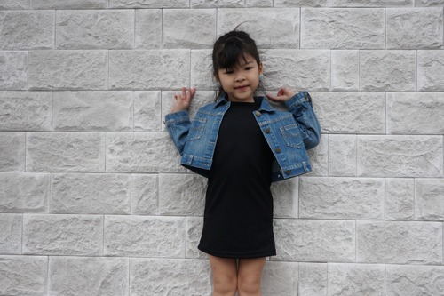 タイトミニワンピ＆デニムジャケット(10195)