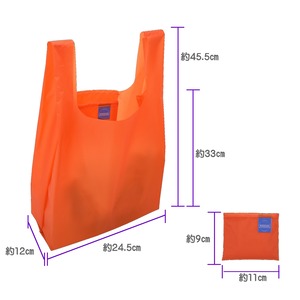 [バイオパッカー] CORDURA エコバッグ Mサイズ (ブラック) 折りたたみ 工房 手作り 日本製 エコパッケージ MX-0007-128