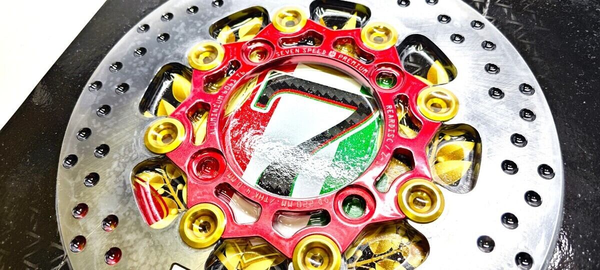 z125pro用超大径リアフローティングビックディスクローター 220mm