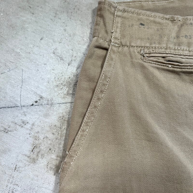 40's~ U.S.MARINE CORPS チノトラウザーズ USMC バックポケット