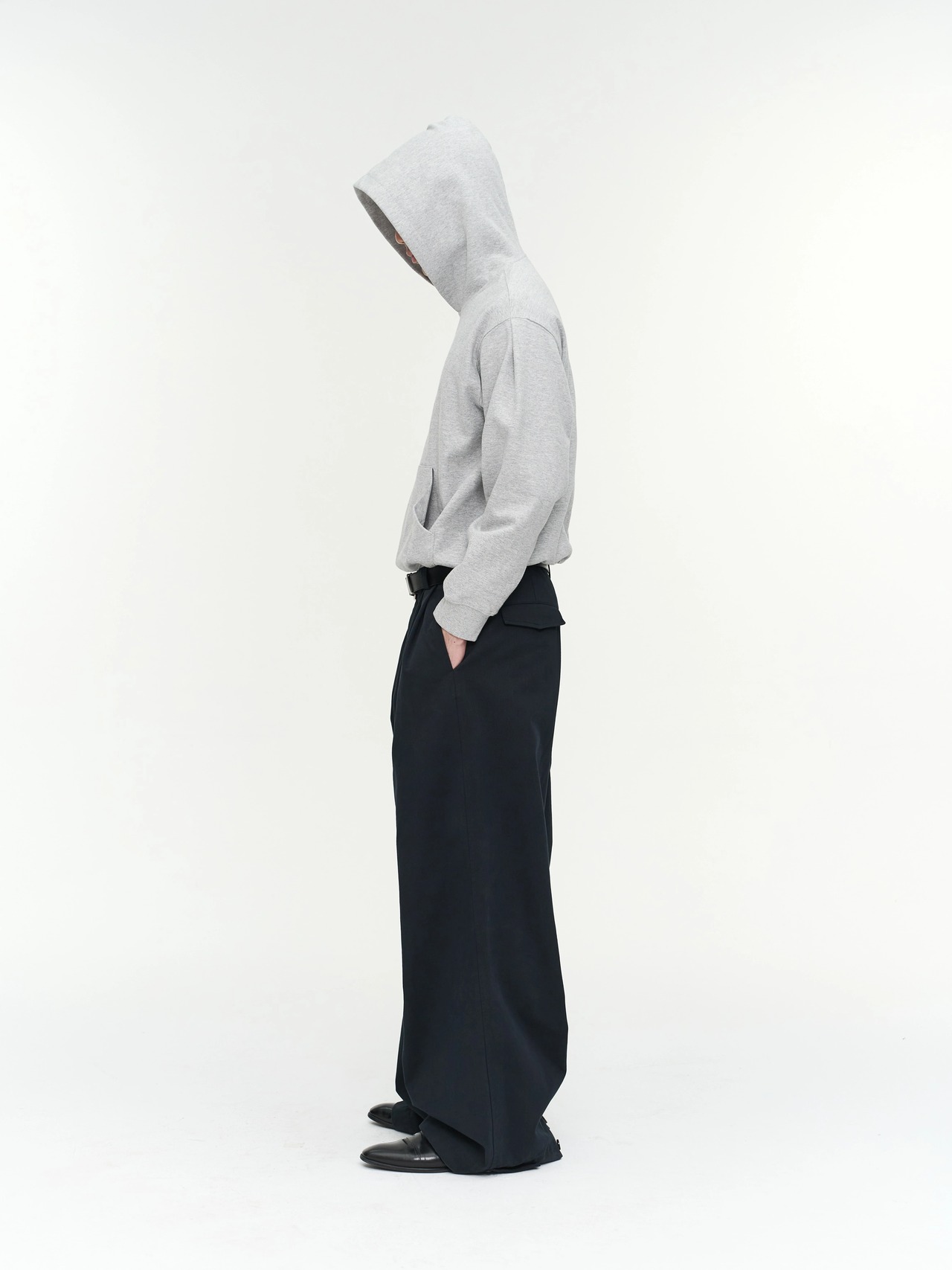 NFAI. Double Pleat Wide Trousers