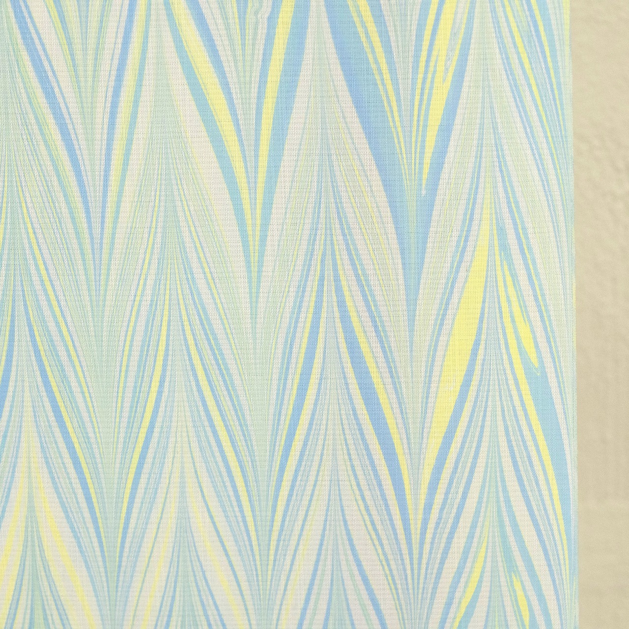 セオアルファ「青とレモネード〜矢羽柄」〜浴衣・夏着物・単衣