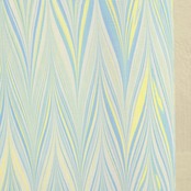 セオアルファ「青とレモネード〜矢羽柄」〜浴衣・夏着物・単衣