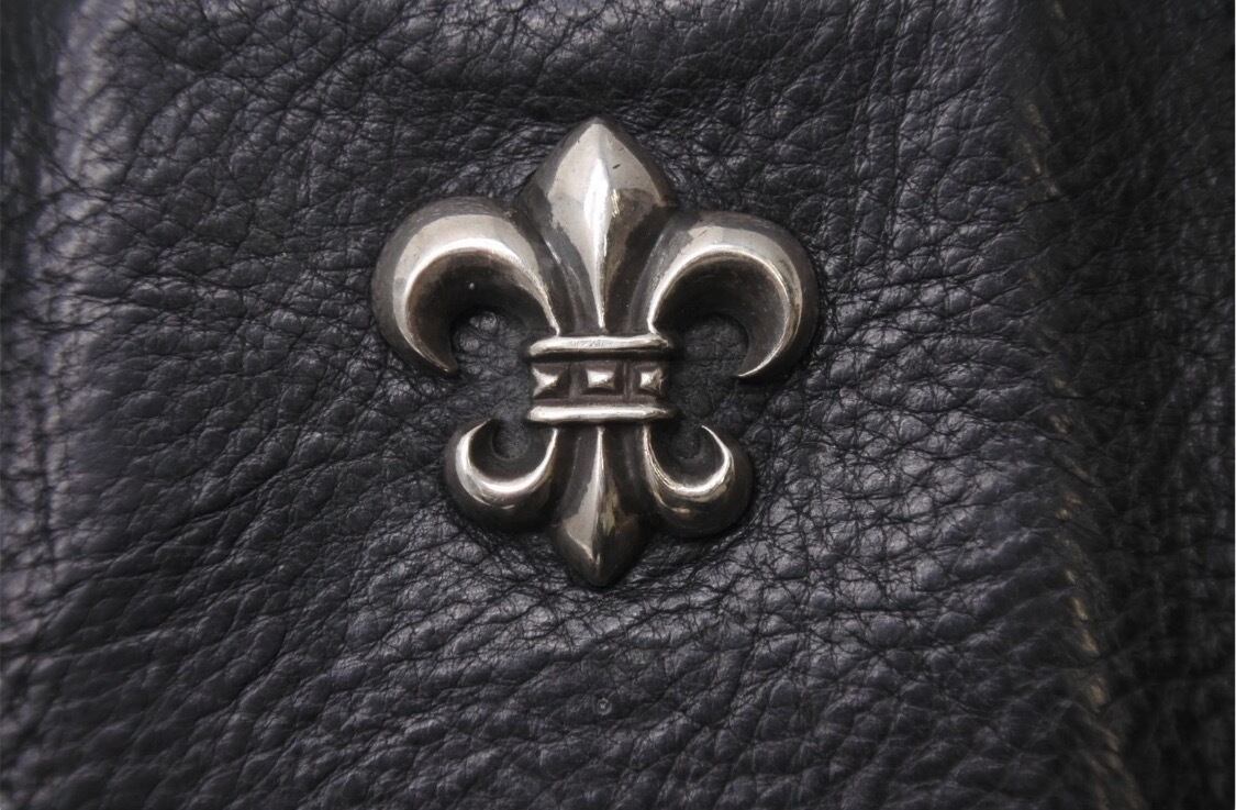 CHROME HEARTS クロムハーツ カードケース ブラック レザー | chromehearts