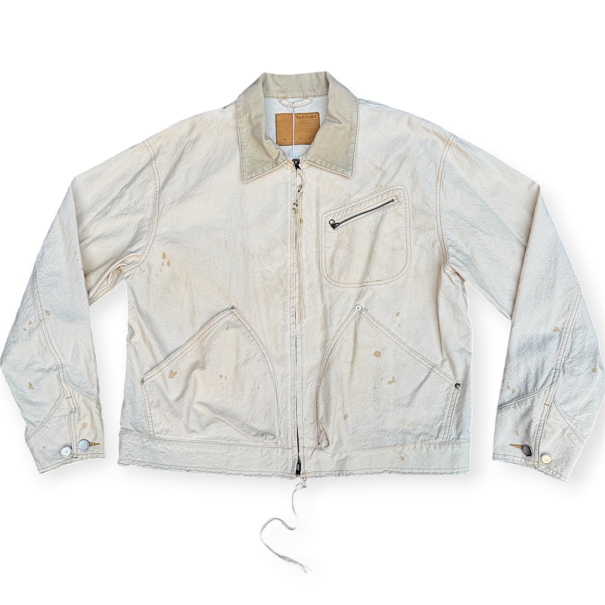 faccies ニットアウタージャケット FACCIES / AGINGA DUCK WORK JACKET | WHISKER