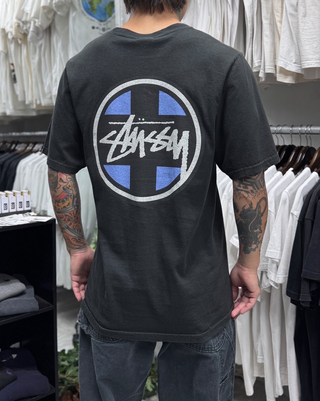 20’s stussy Design Tee "cross dot"【Other Side店】