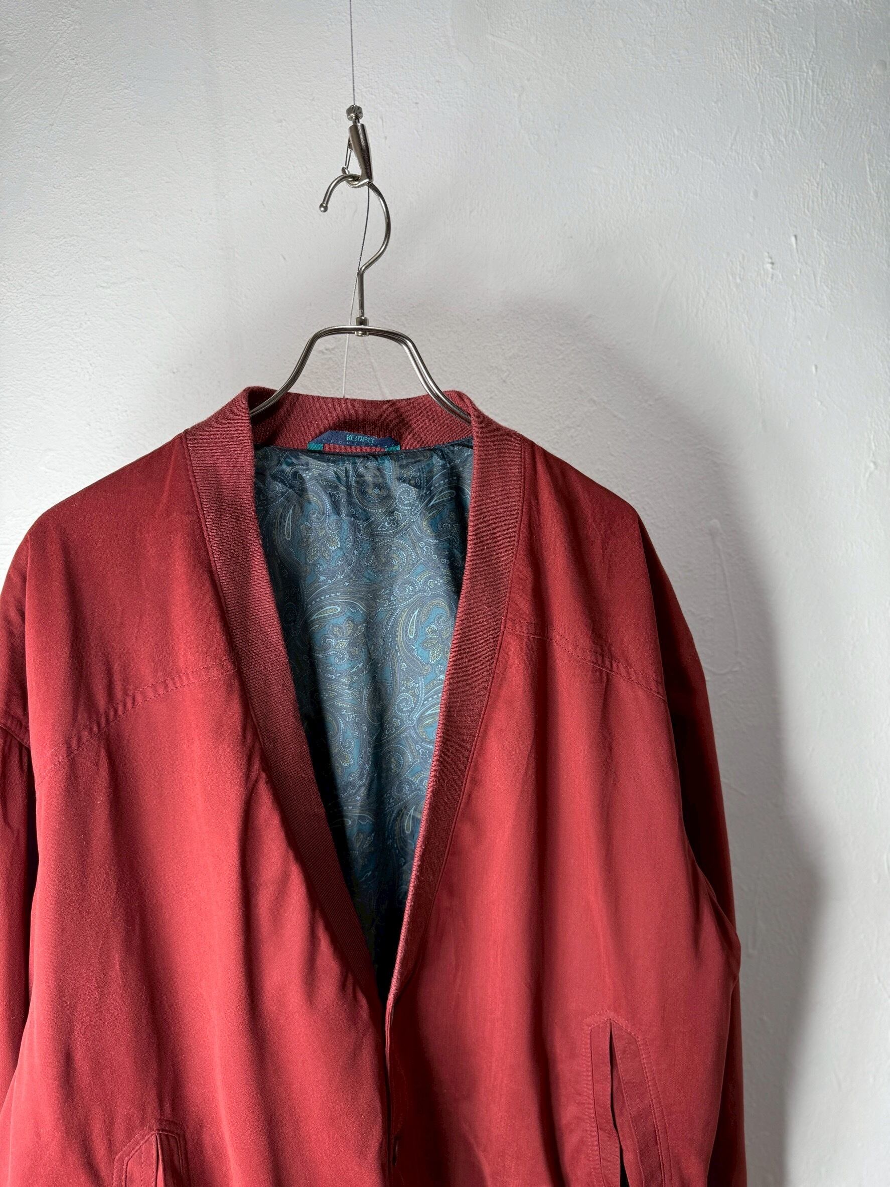 90s EUR Design No Collar Blouson