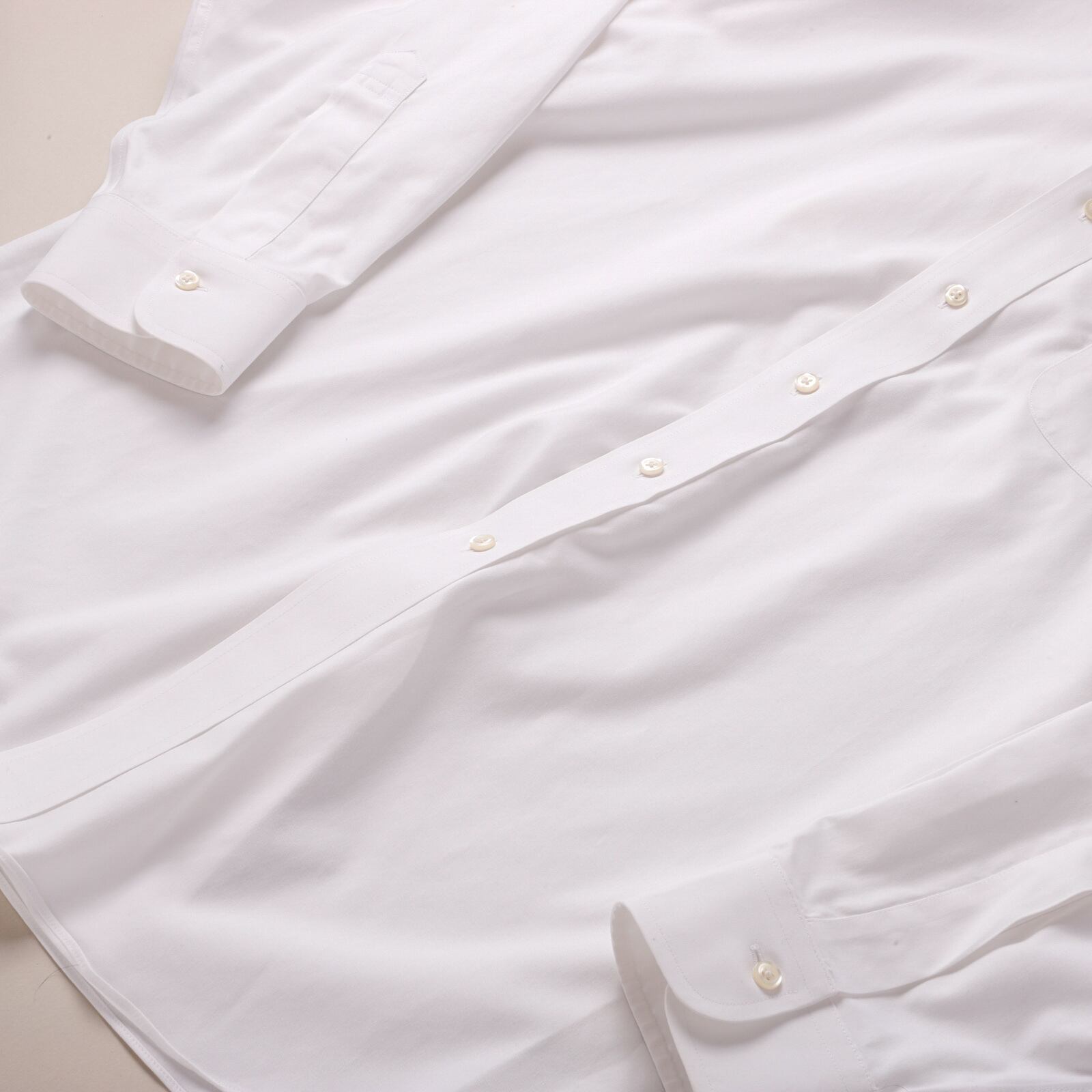 極美品】BROOKS BROTHERS B.D. cotton Shirt White big size