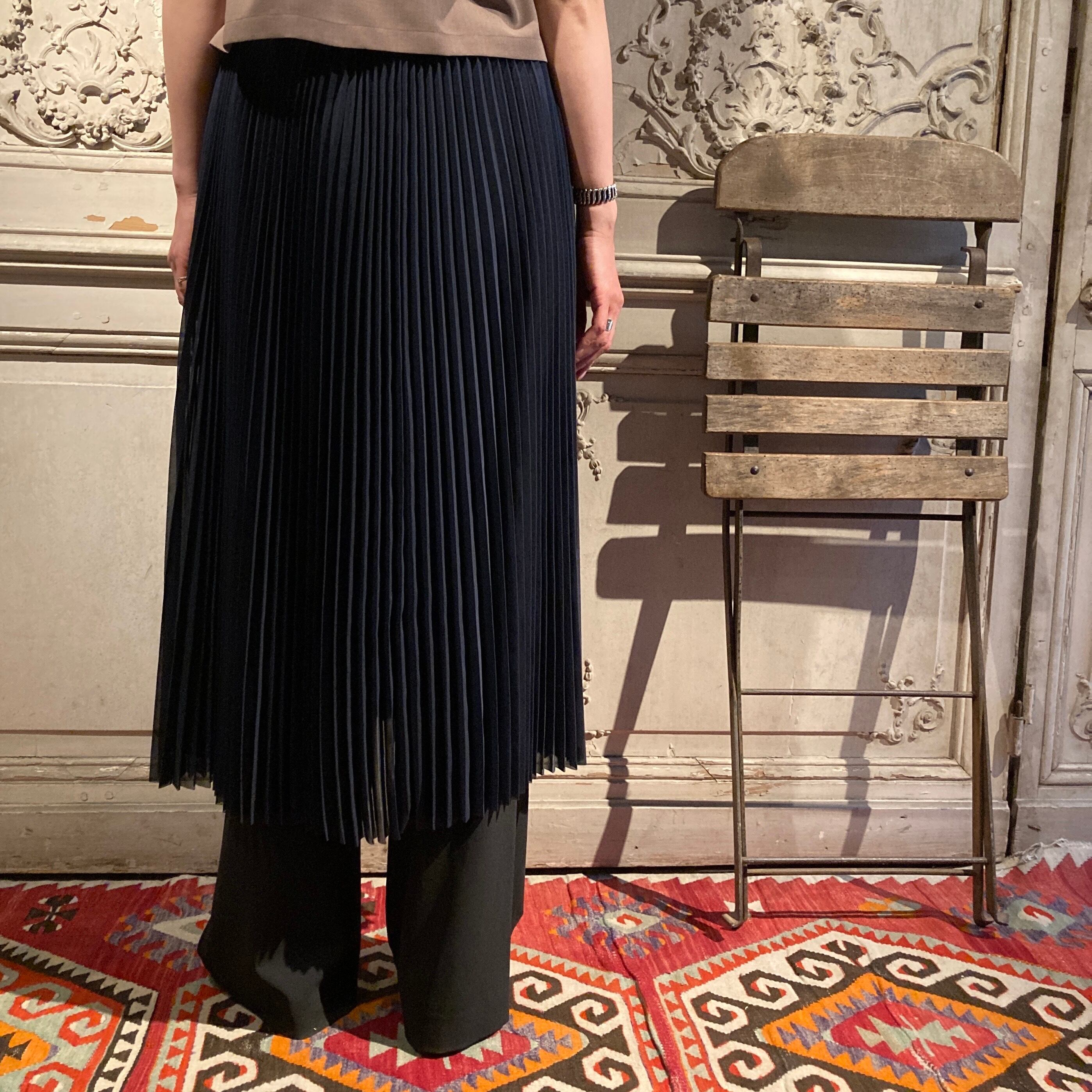 HYKE【ハイク】 SHEER PLEATED WRAP DRESS (16254) | glamour online