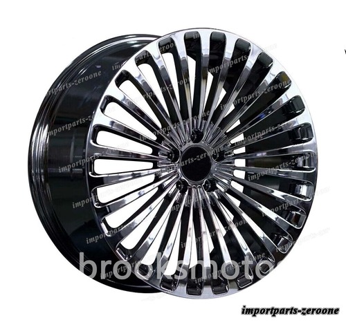 22インチ新品ハイパーブラックホイール 2015+ BMW 7 シリーズg11 G12 22x9 22x10.5 4本セット -BRN-11695