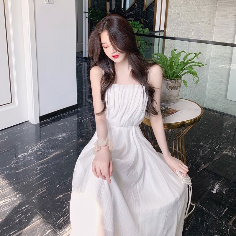 ホワイトドレス サマースタイルスカート ロング 夏物 スーパーモール16869463397