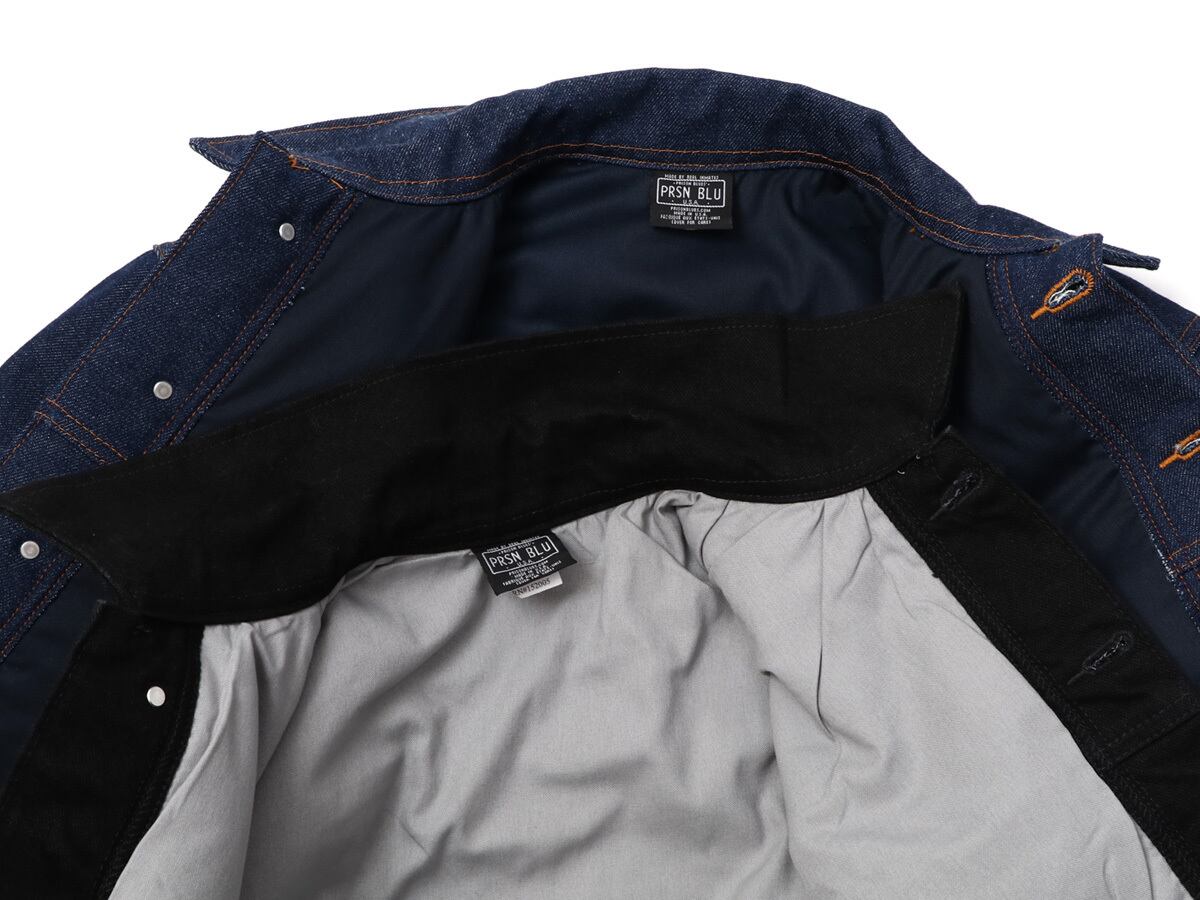 ジャケット・アウター Prison Blues 660 RINSED WESTERN JACKET S PRISON BLUES / プリズンブルース PRBS660 WESTERN JACKET BLANKET