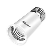 DiCUNO E26→E26 口金延長アダプター E26 延長ソケット 約5CM延長する 難燃性材料PBT 2個セット